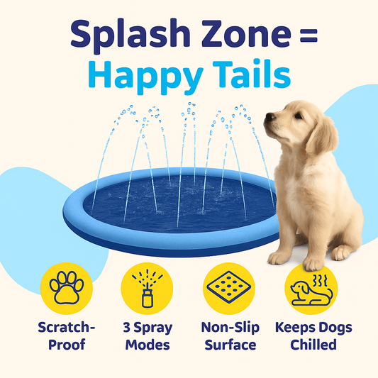Poolpup™ – The Splash Pad Dogs Go Crazy For