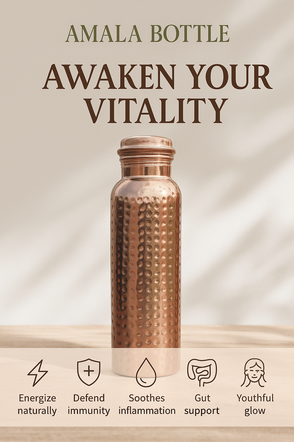 Amala Copper Bottle™