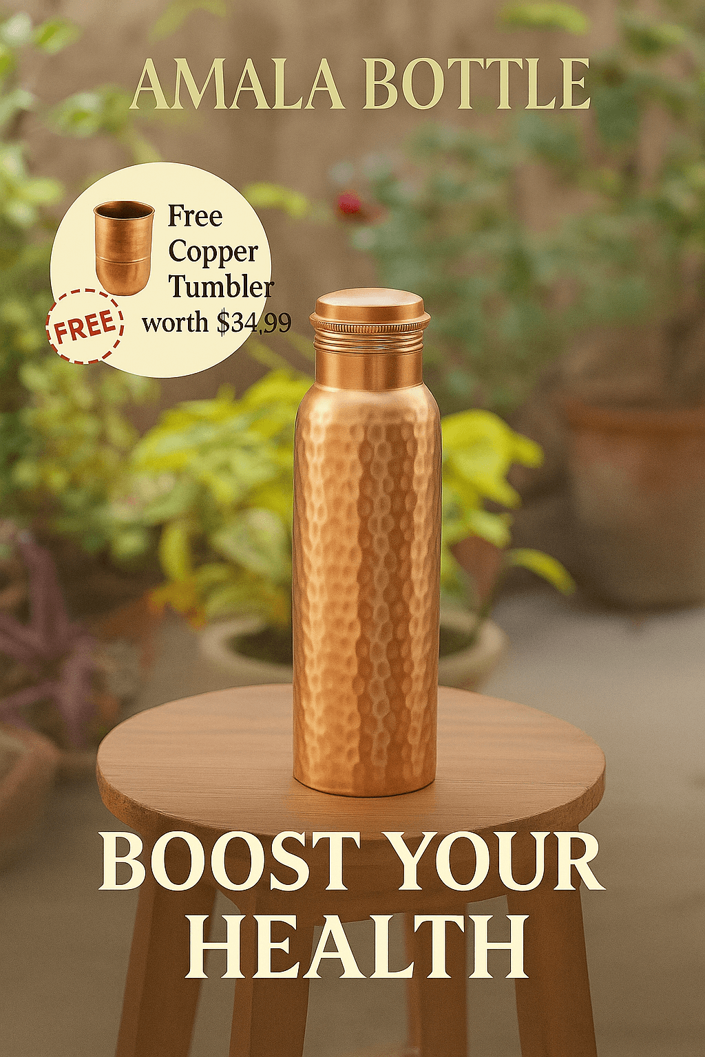 Amala Copper Bottle™